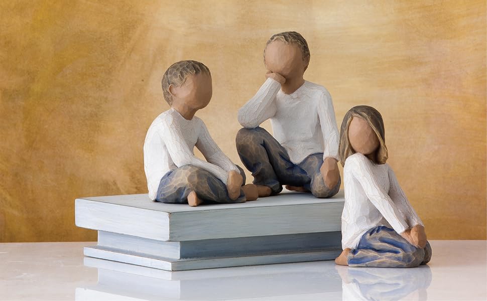 Group shot of Willow Tree Imaginative, Inquisitive, and Joyful Child.