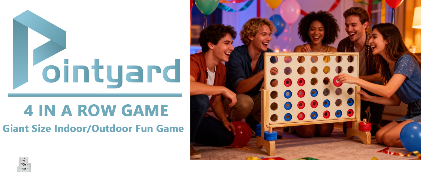 giant four in a row game playing in party; peopel are making fun here