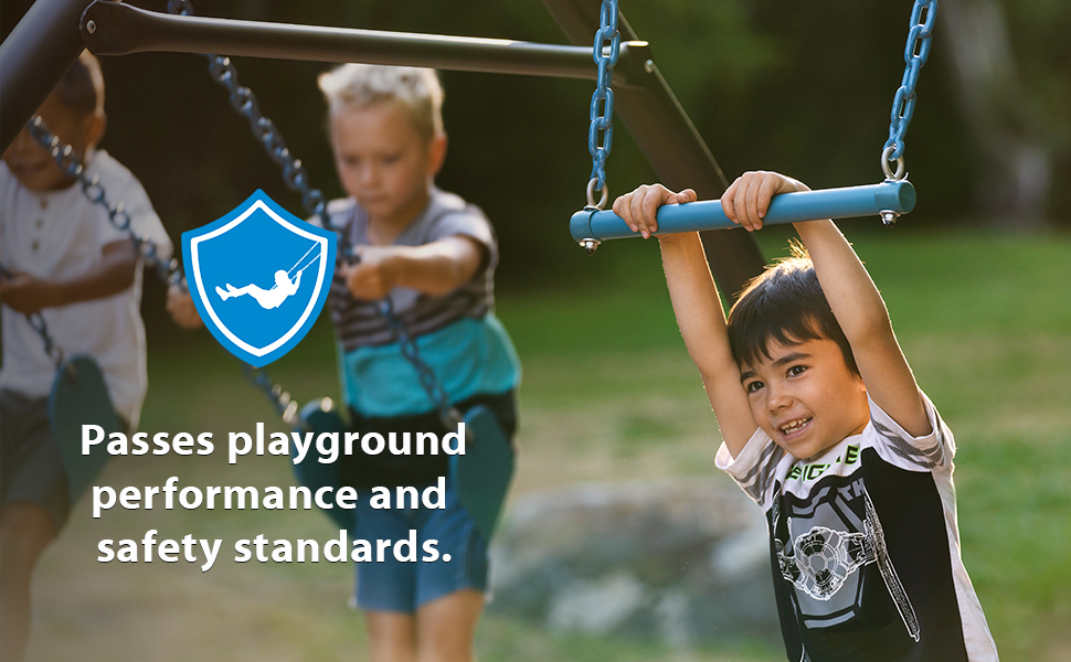 Passes playground performance and safety standards