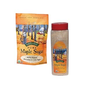 organic maple sugar secret ingredient sweetener sugar substitute