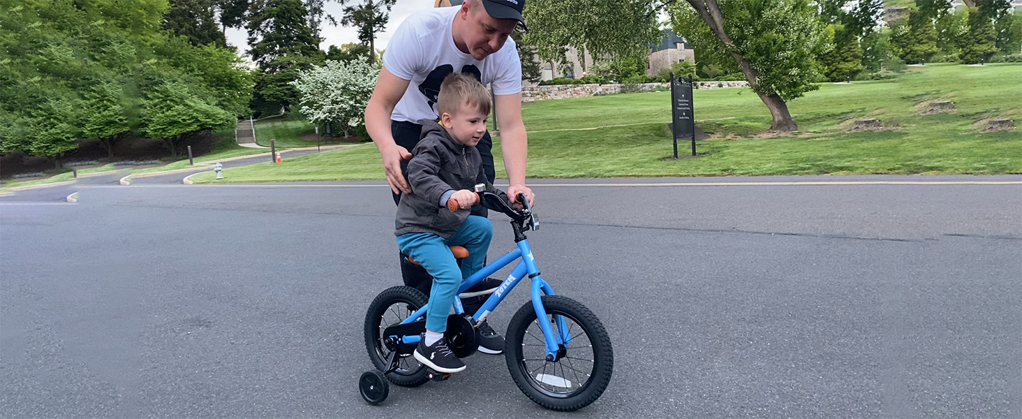 bike riding with parents