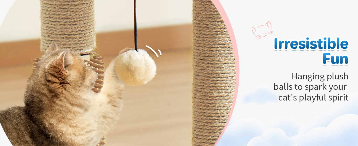 kitten scratching post