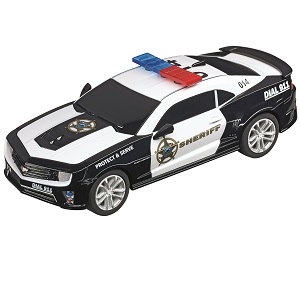 Carrera GO Slot Car Police Car Chevy Camaro Sheriff Vehicle 1:43 Scale Analog 64031 20064031
