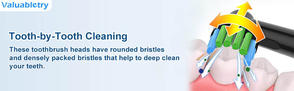 Tooth-by-tooth cleaning