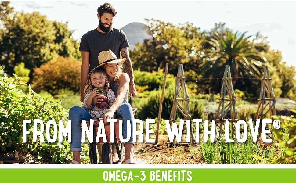 NATURELO, Omega-3, Omega3, Fish Oil Supplement, 1100mg, Heart, Brain, Joint, Prenatal Health