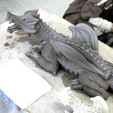 dragon, dragon garden statue