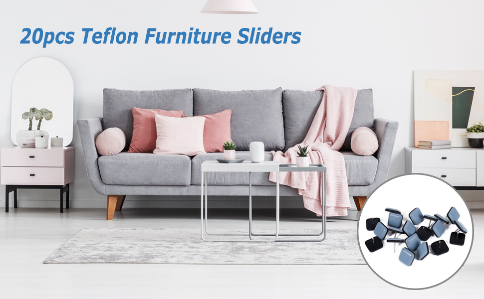 Teflon Furniture Sliders