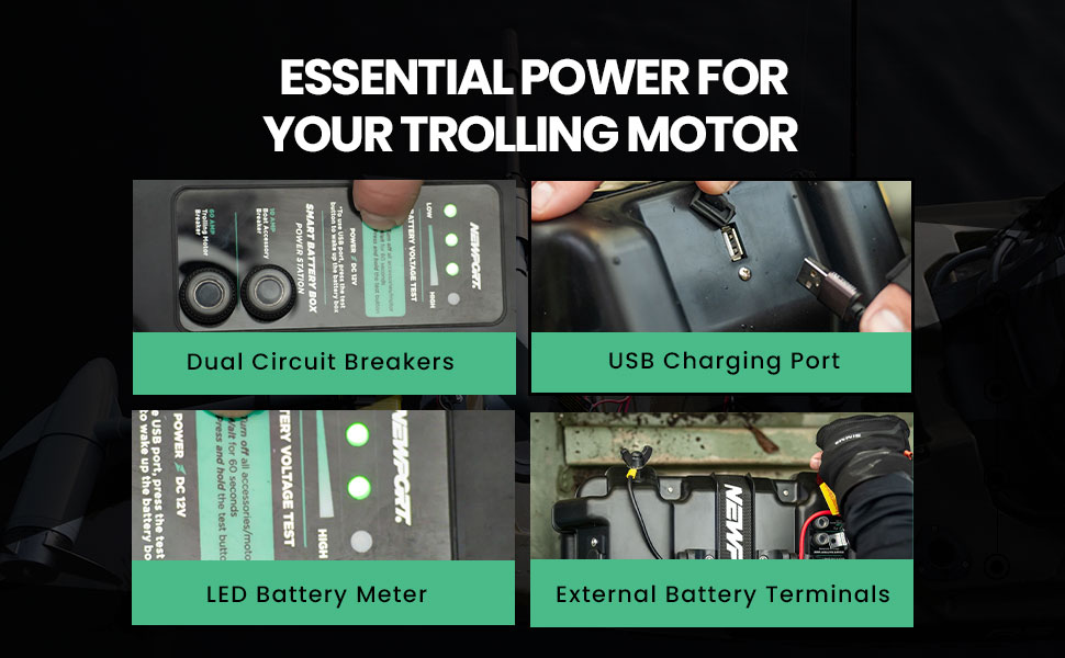 Newport Smart Battery Box for 12V Batteries