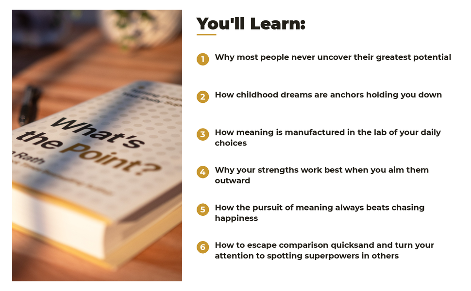 graphic with information on what the book will teach readers to do