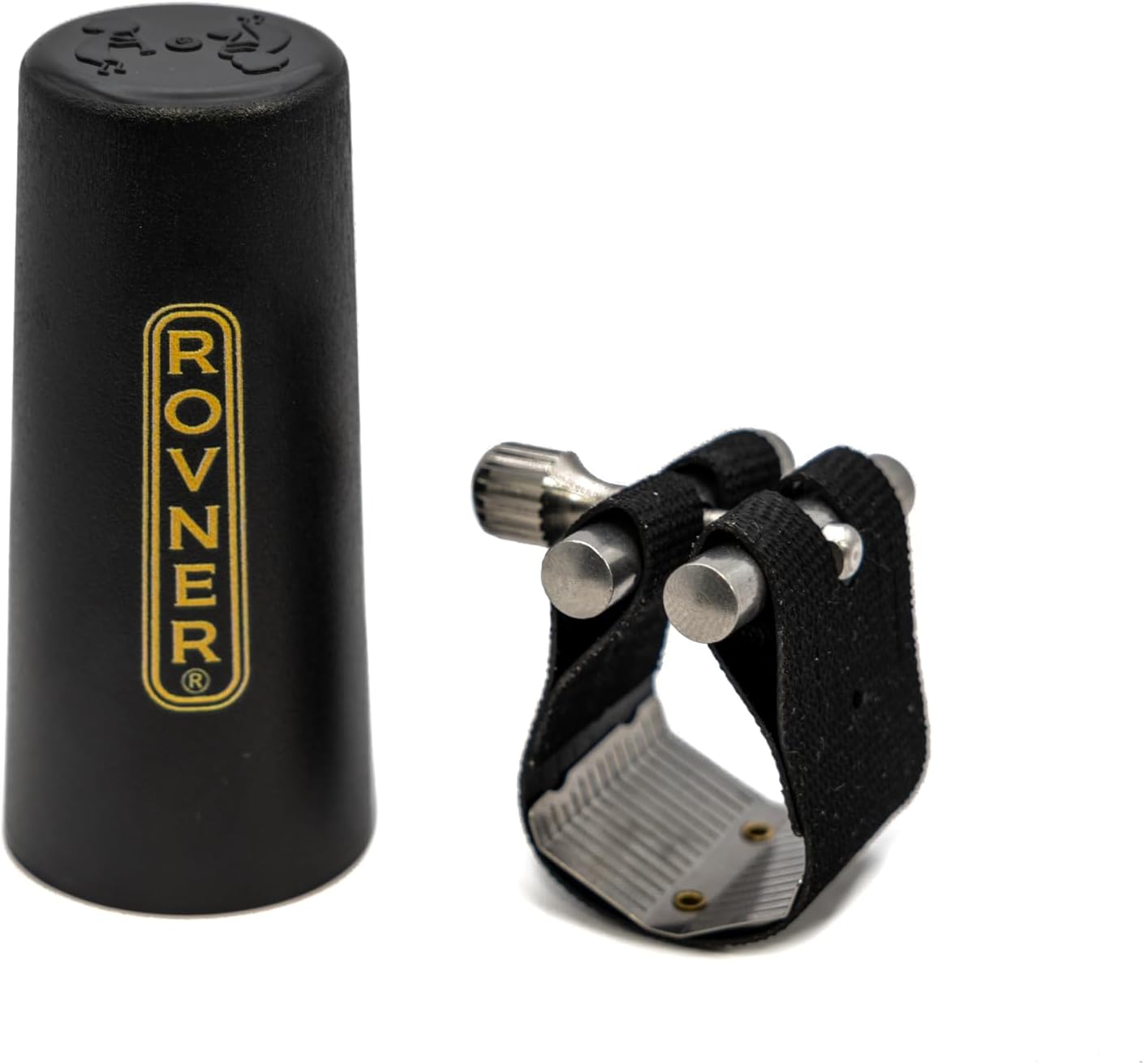 Rovner Ligature & Plastic Cap for Baritone Saxophone - LGX Ligature for Hard Rubber Mouthpiece (LGX-3R)