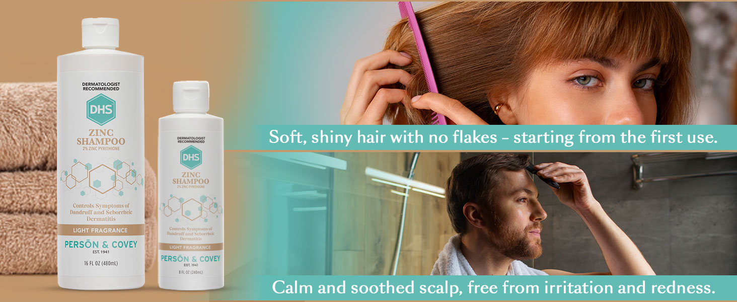 Calm and soothed scalp, free from irritation and redness.