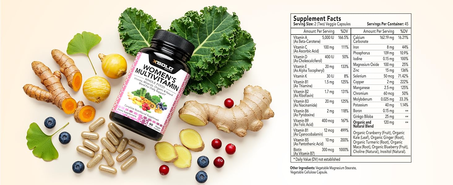 womens daily vitamins