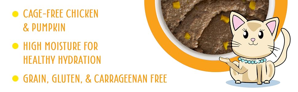 Cage-free chicken and pumpkin