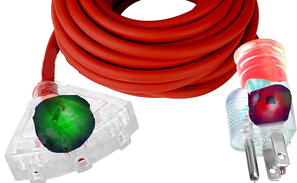25 ft 10 Gauge Power Extension Cord