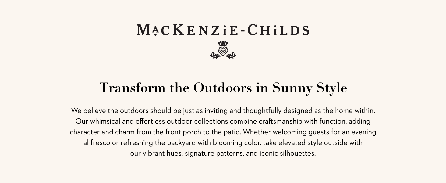 Transform the Outdoors with Sunny Style.