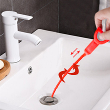 Red Drain Cleaner Spiral