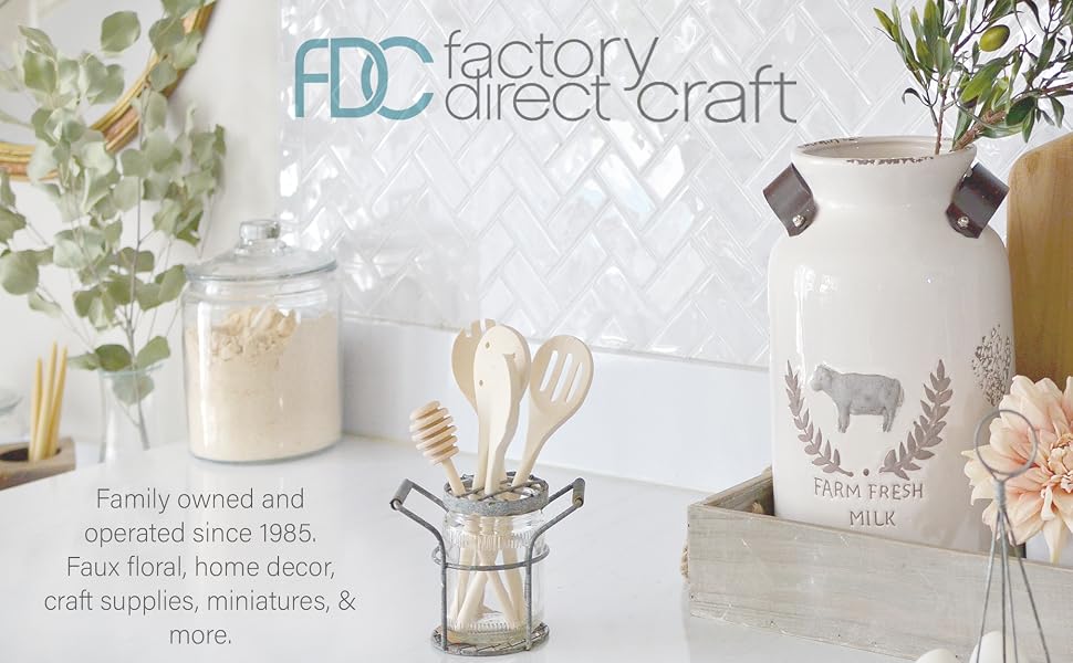 Factory Direct Craft Family Owned Business has a selection of Artificial Flowers and Paper Mache
