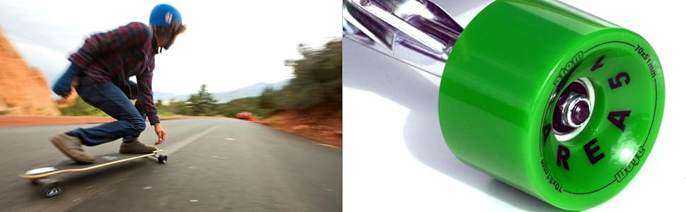 atom drop through longboard