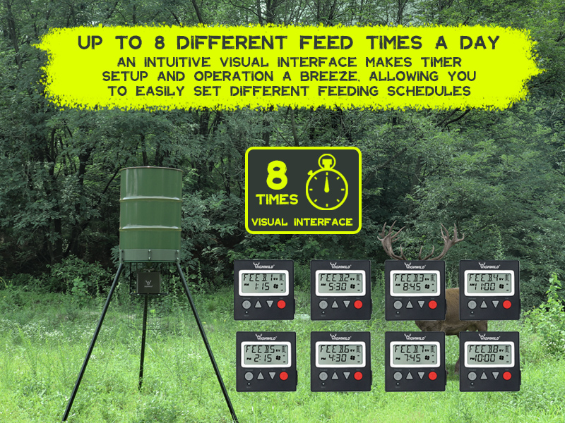 6V/12V Universal Game Feeder Digital Timer