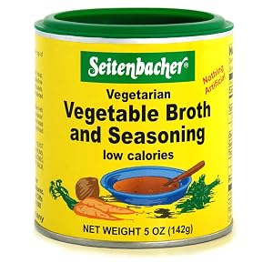 Vegetable Broth Seasoning Seitenbacher Vegetarian Vegan All-Natural Delicious Soup Quick Easy