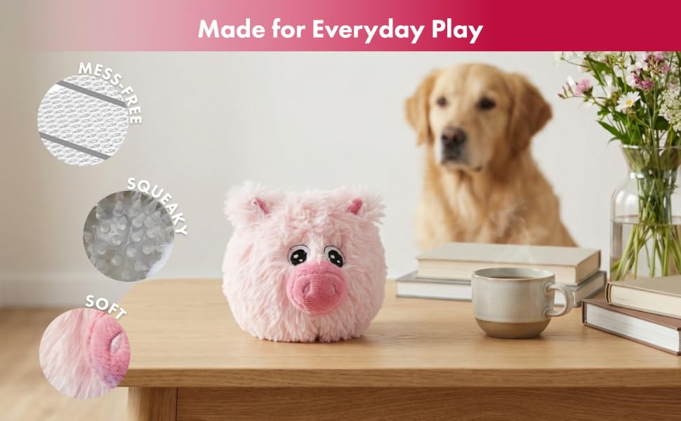 4-inch EZ Squeaky Pig