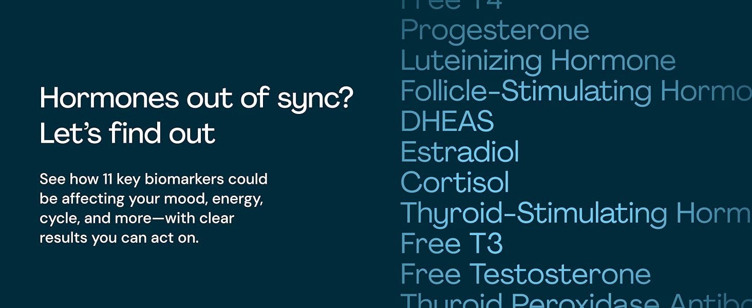 Hormones out of sync? Let&amp;#39;s find out