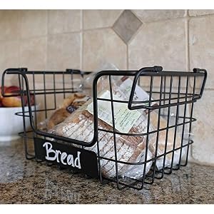 stacking wired baskets set of 2 birdrock home