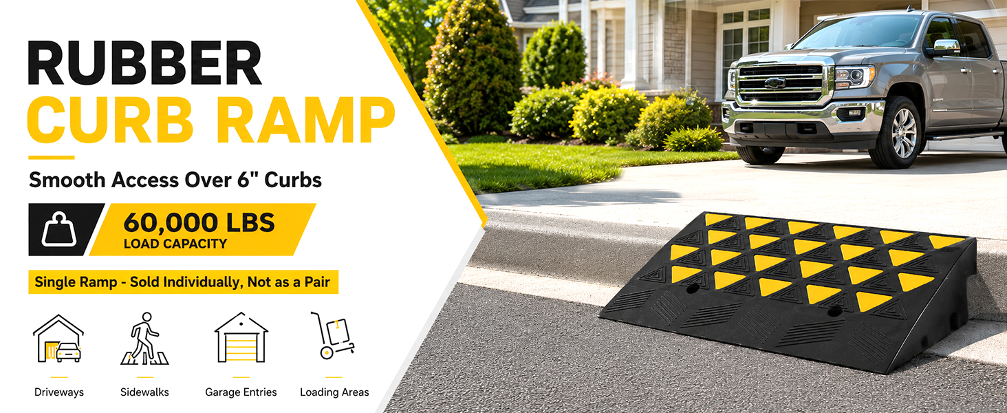 Rubber Curb Ramp