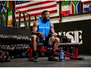 bodytech athlete working out with supplements