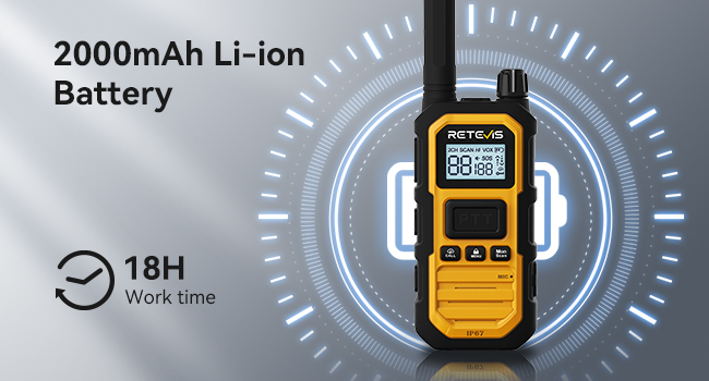 rechargable walkie talkies
