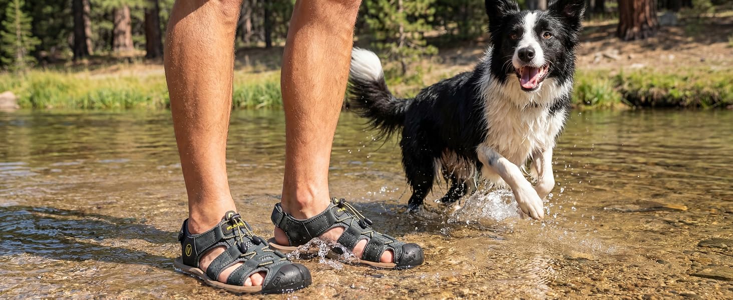 FLARUT mens sport hiking sandals