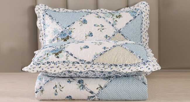 Bedding Set Bed Cover Blanket with 2 Pillow Shams