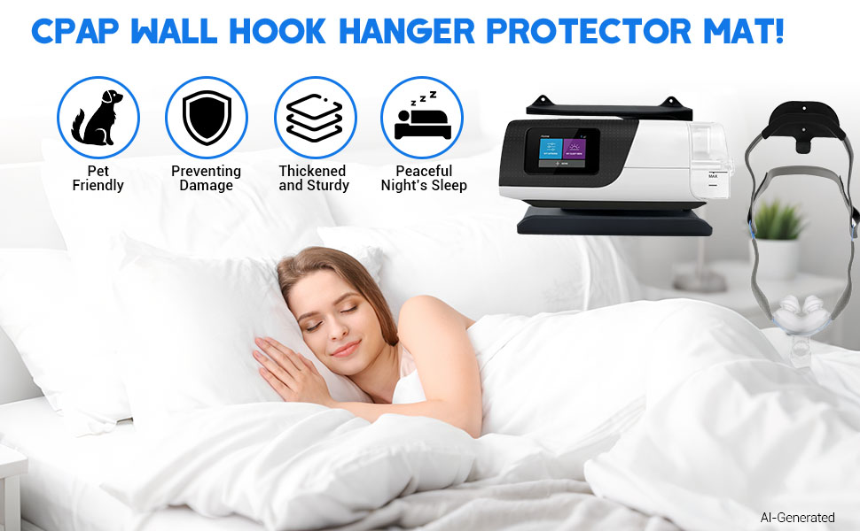 cpap machine shelf for wall