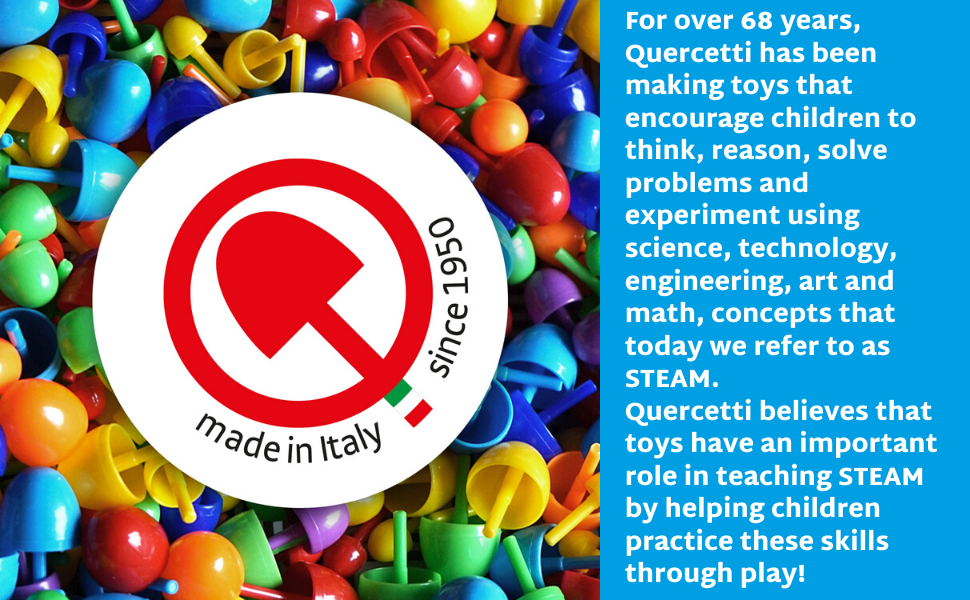 Quercetti, Toys, Italy, Classic, Safe, Marble Runs, Toddlers, Kids, Children, Quality, Fun, STEM