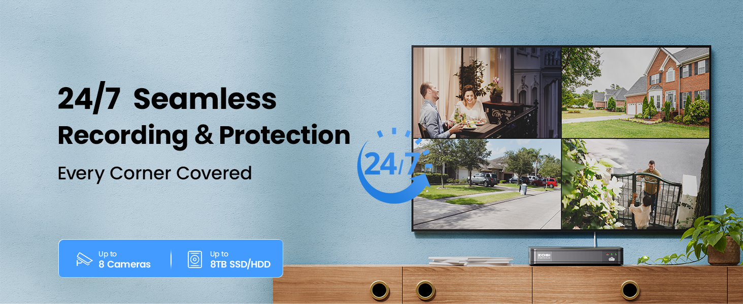 24/7 Seamless Recording &amp;amp; Protection