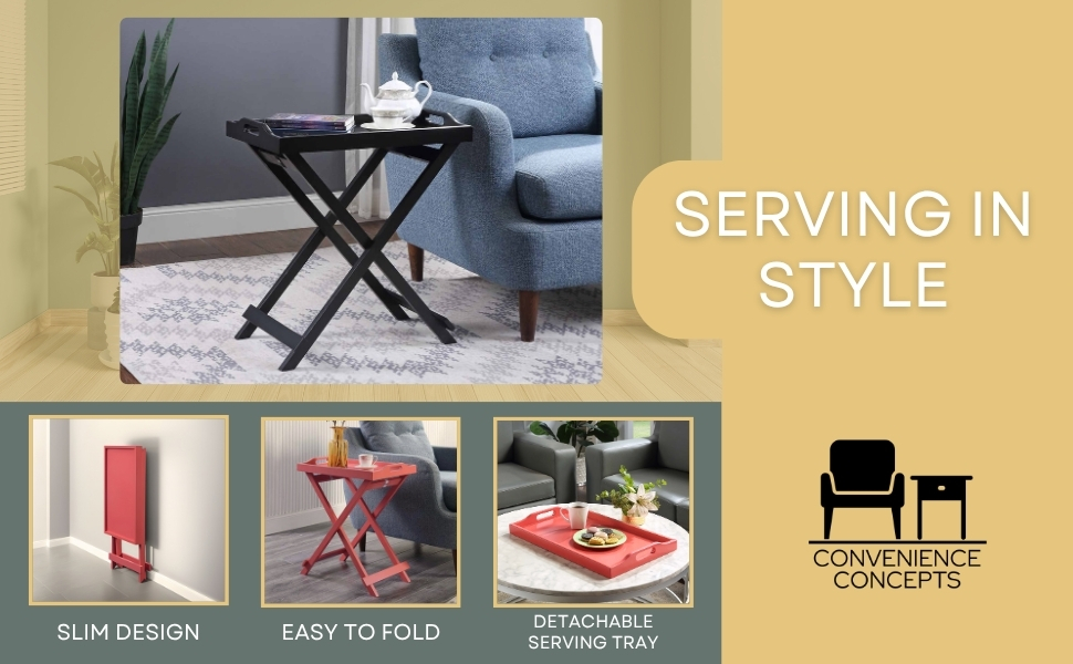 239900 Designs2Go Folding End Table