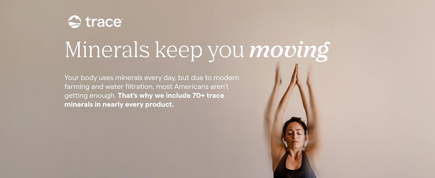 Minerals keep you moving