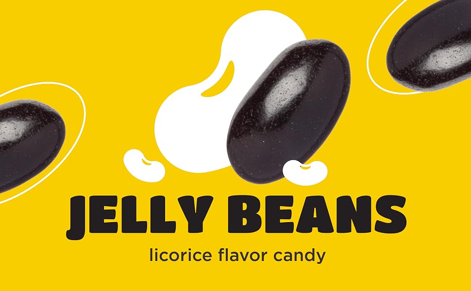 jelly beans licorice flavor candy bulk