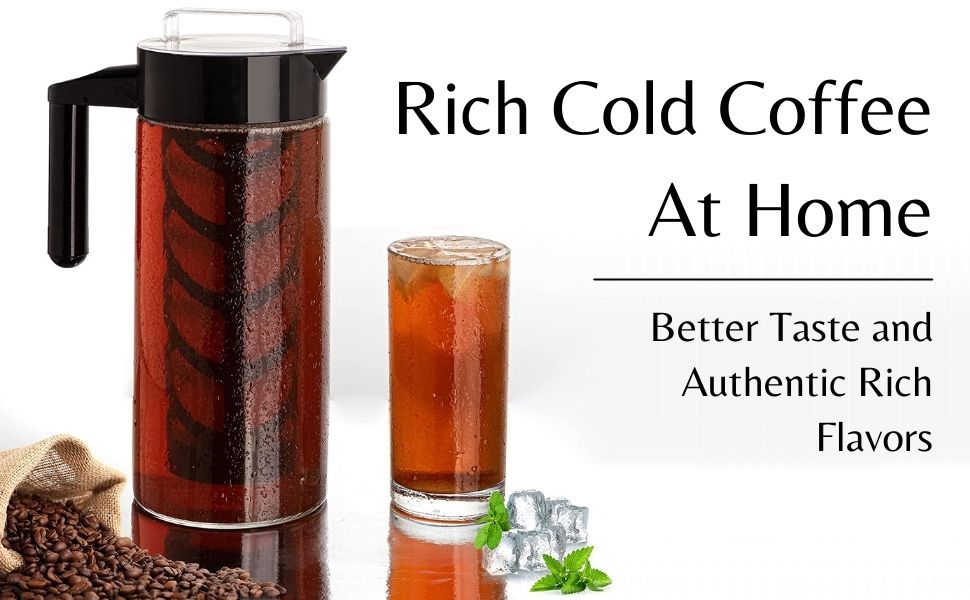 Rich cold brew maker