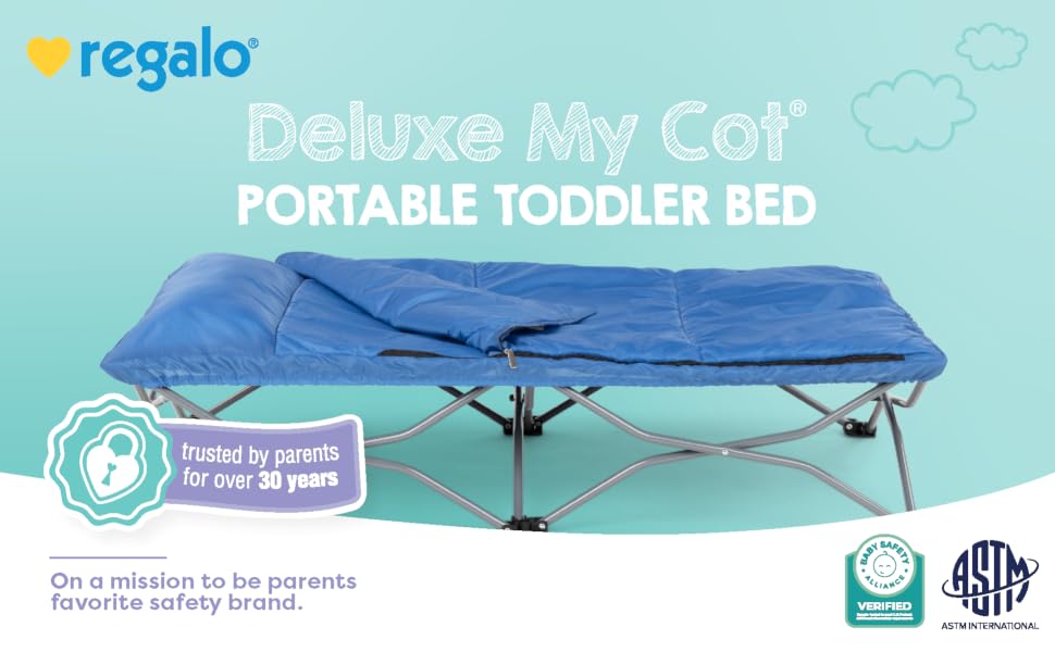 Deluxe My Cot Portable Toddler Bed