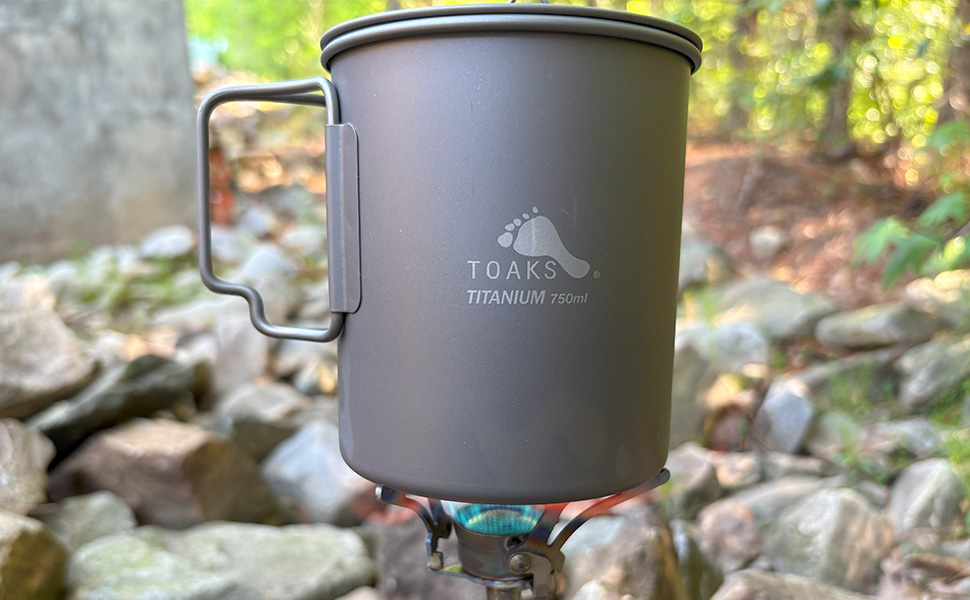 cooking with toaks 750ml pot