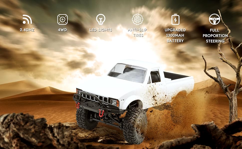 WPL C24 RC Car RC Rock Crawler Off-road trucks Hobby RC Trucks Remote Control Truck RC Trucks