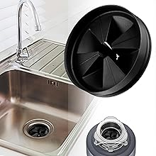Sink Baffle QCB-AM, Replacement for Evolution Series, Garbage Disposal Splash Guards, Quite Collar