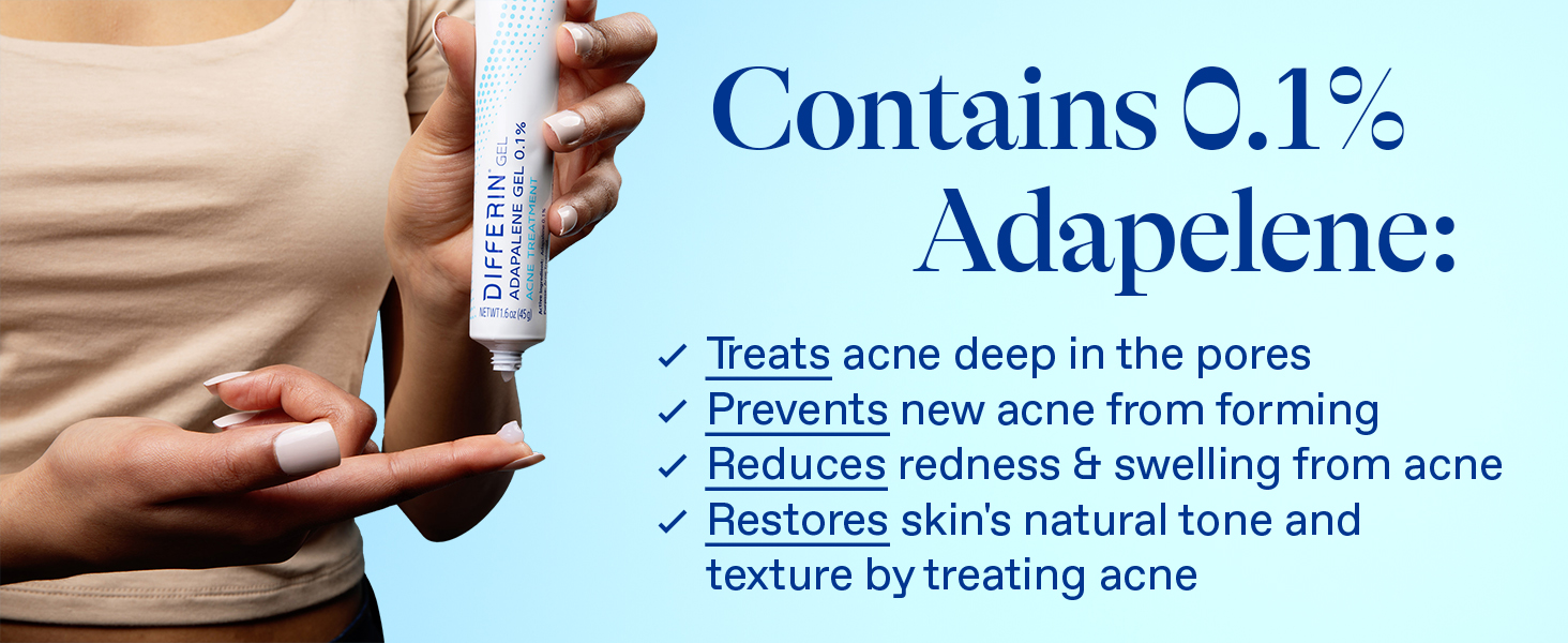 Contains 0.1% adapelene gel