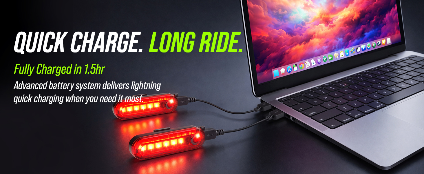 red bike light bicycle rear tail rechargeable safety back led luces bicicleta taillights cycling