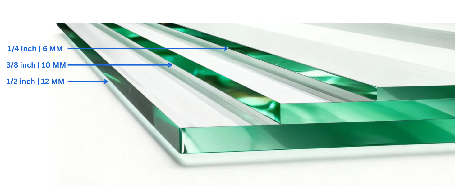 Dulles Glass Thicknesses and Edges