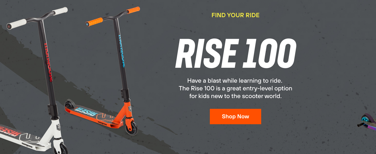Mongoose Rise find your ride Rise 100