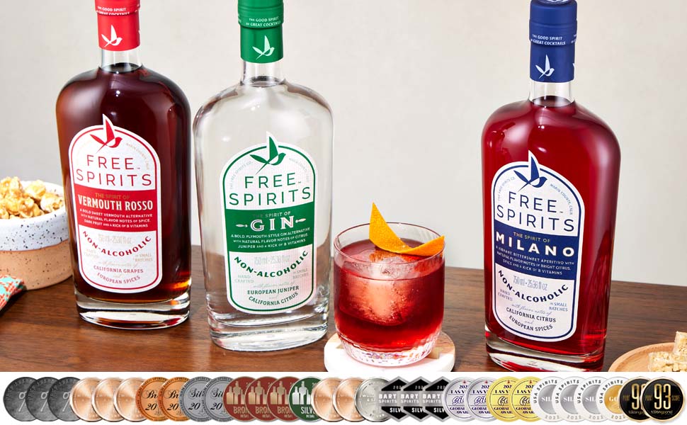 Free Spirits Award-Winning Non-Alcoholic Expressions