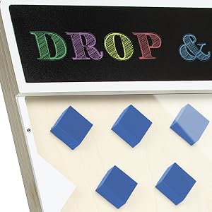 Plinko with chalkboard