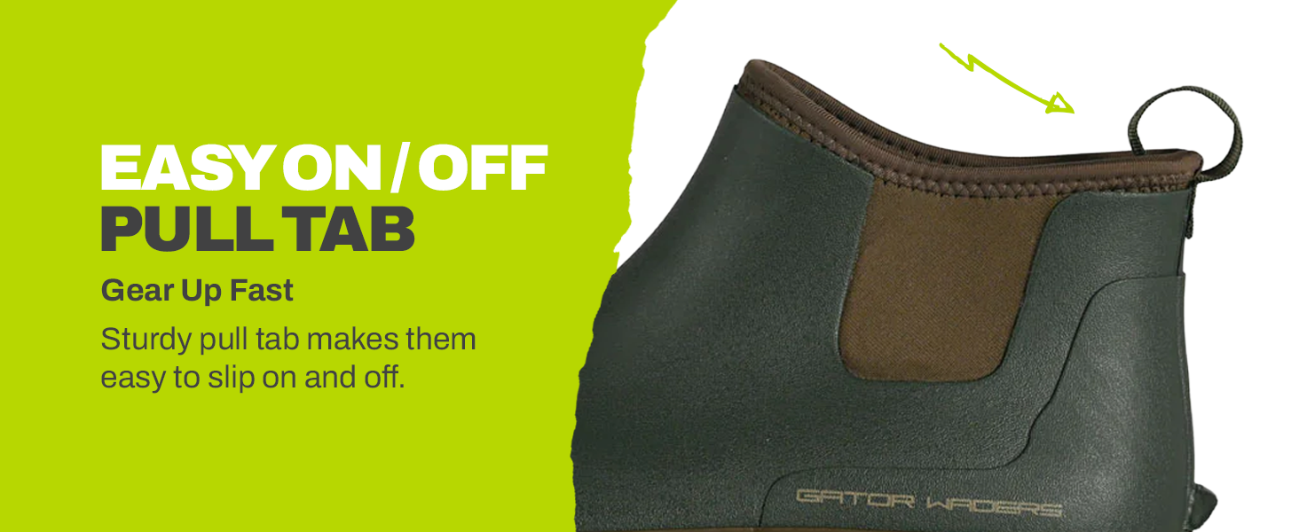 Gator Waders mens camp boots muck muddy waterproof water cold cushion camo camouflage mossy oak tree